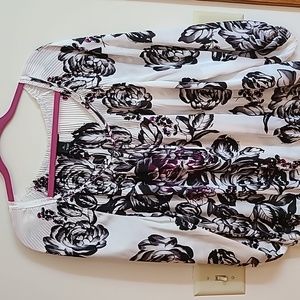 White House Black Market Floral top